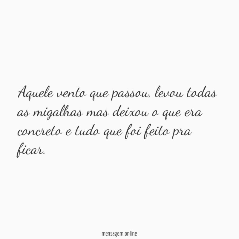 Aquele vento que passou