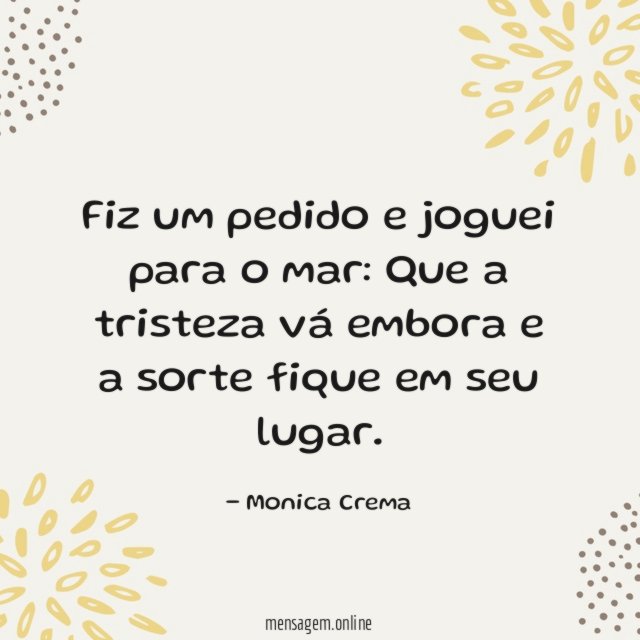Fiz um pedido