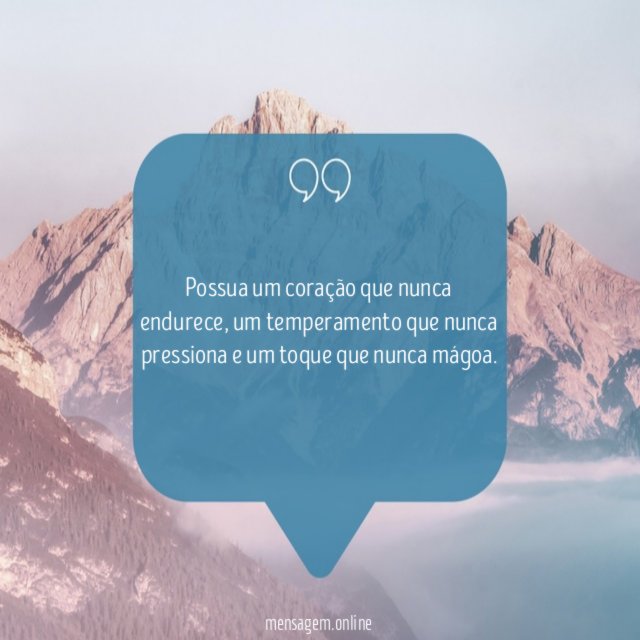 Possua um coração