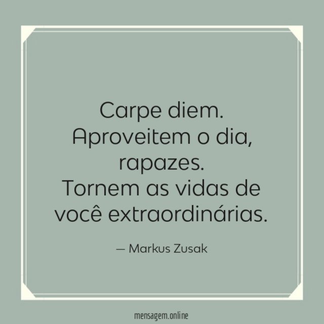Tornem as vidas de você extraordinárias