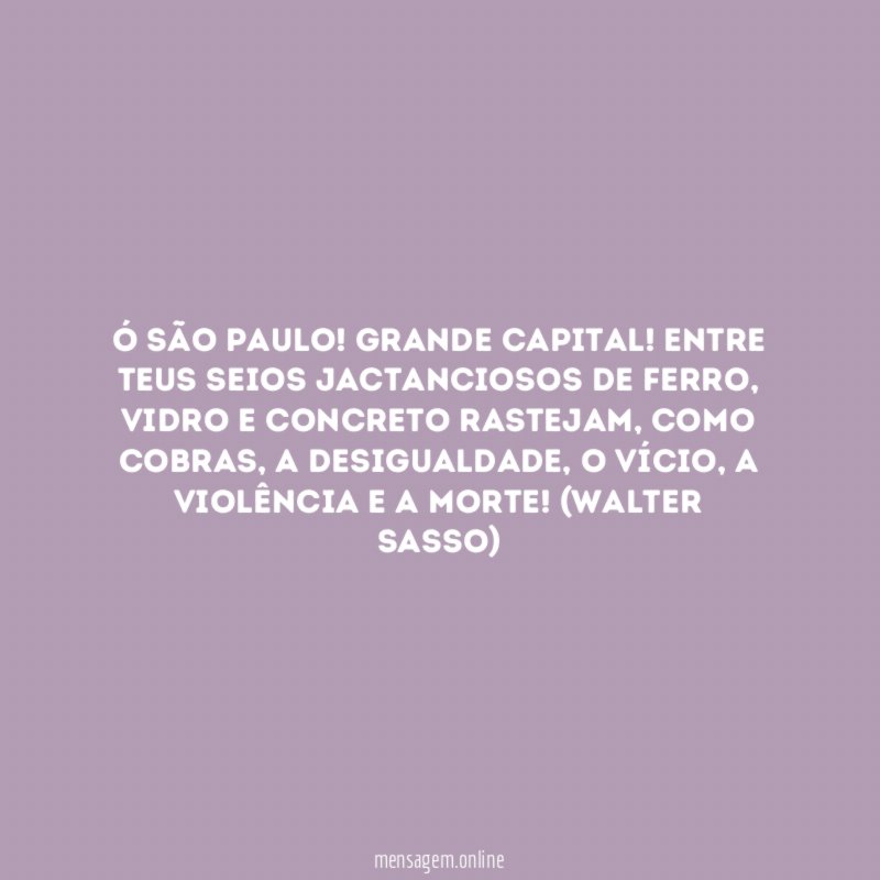Ó São Paulo