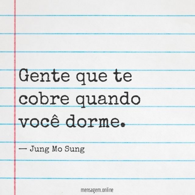 Cobre quando você dorme