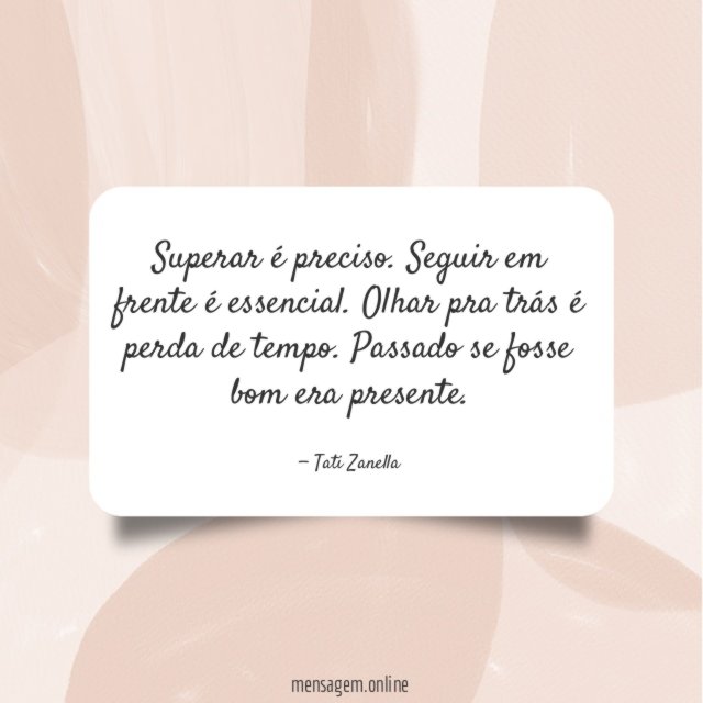 Superar é preciso