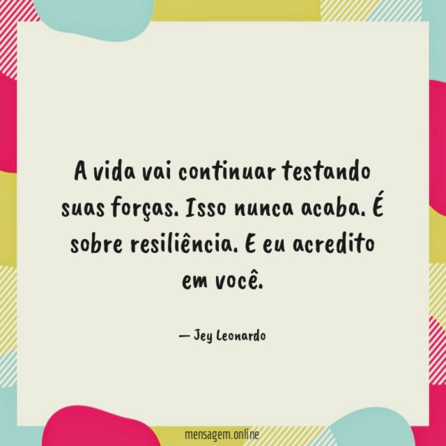 A vida vai continuar
