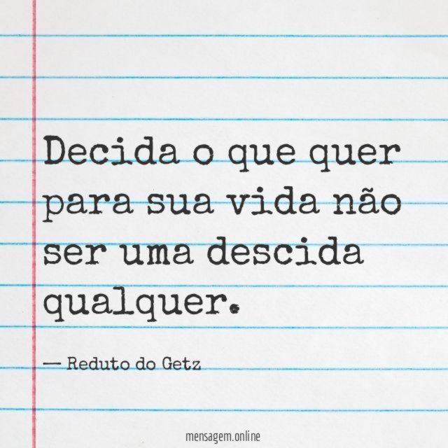 Decida o que quer para sua vida