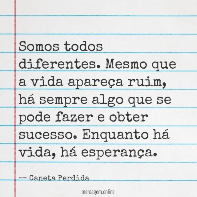 Somos todos diferentes