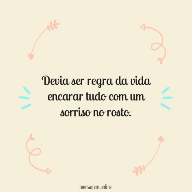 Devia ser regra da vida