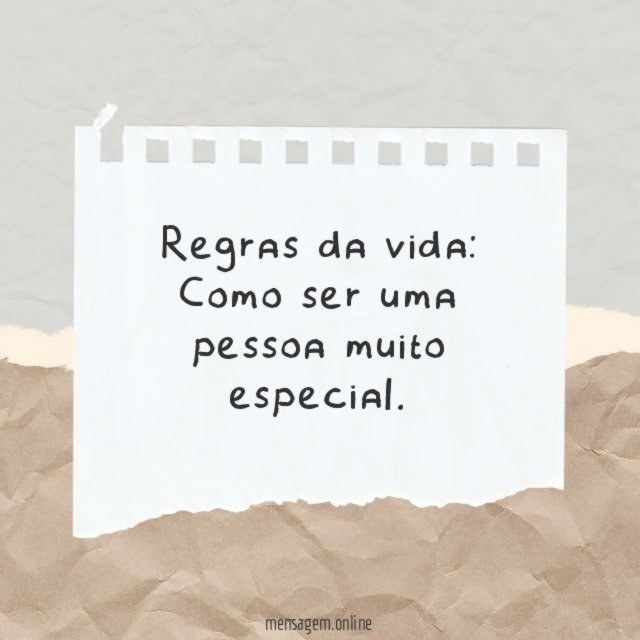 Uma pessoa muito especial