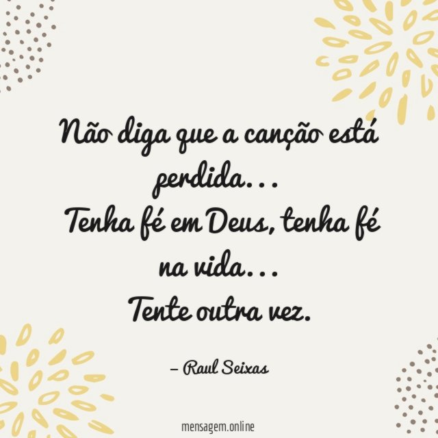 Não diga que a canção