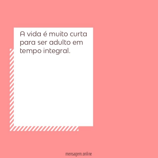 Adulto em tempo integral