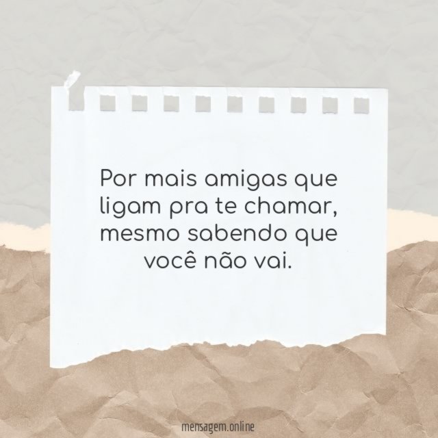 Por mais amigas que ligam