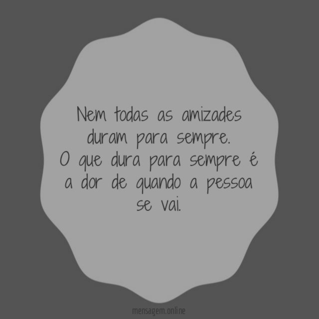 Nem todas as amizades