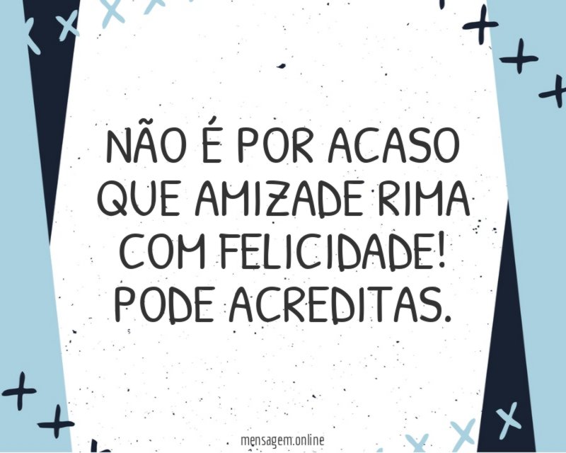 Não é por acaso