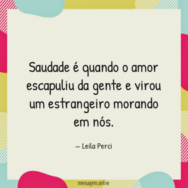 Um estrangeiro morando em nós
