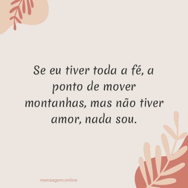 Se eu tiver toda a fé