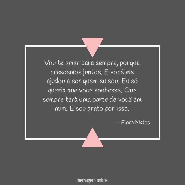 Vou te amar para sempre