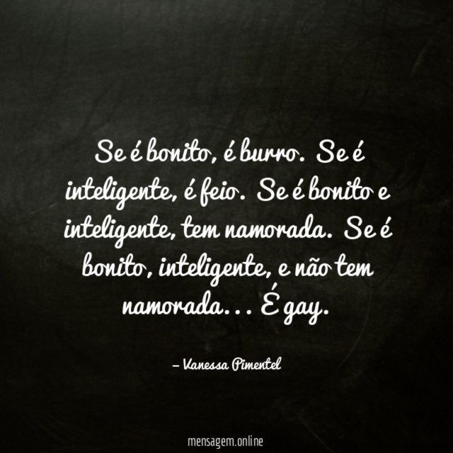 Se é bonito
