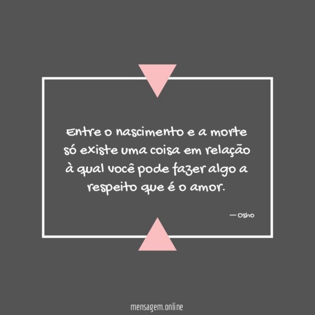 Entre o nascimento e a
