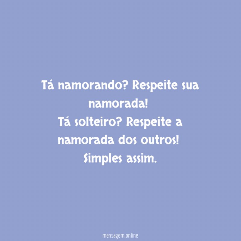 Tá namorando