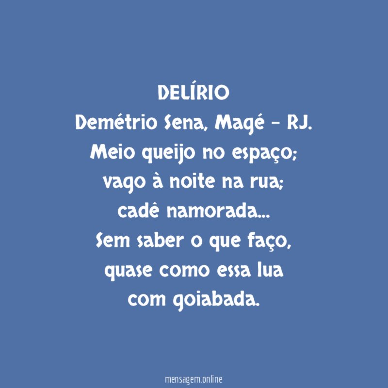 DELÍRIO