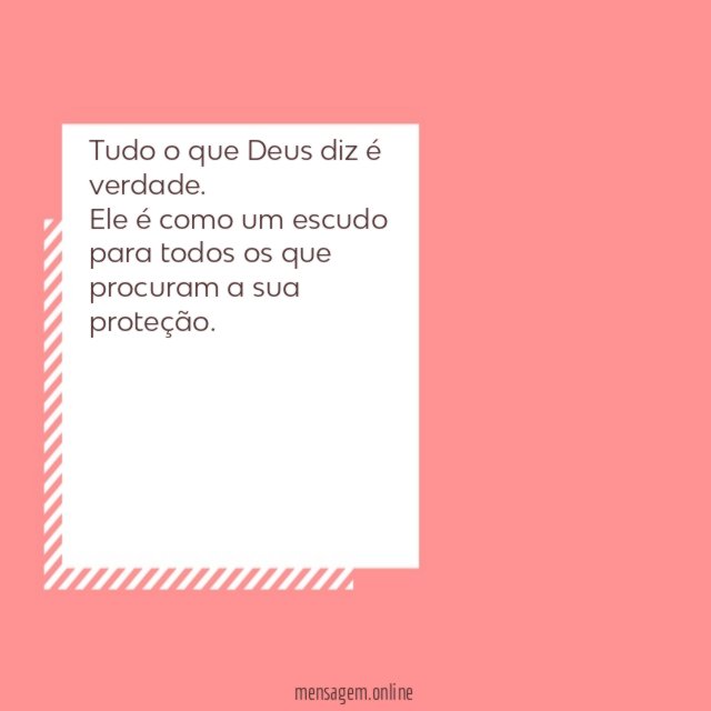 Tudo o que Deus diz é verdade