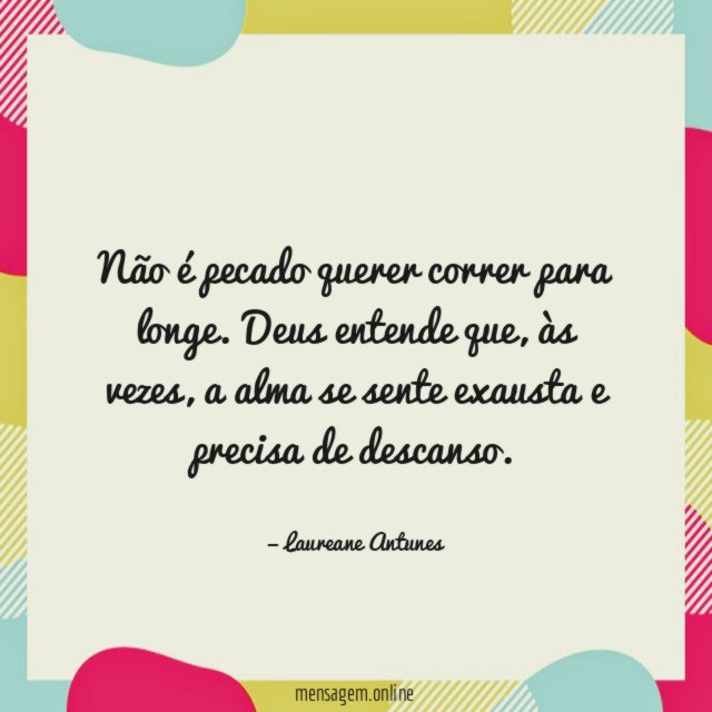 Querer correr para longe