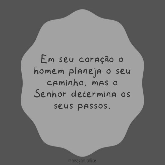 Em seu coração o homem