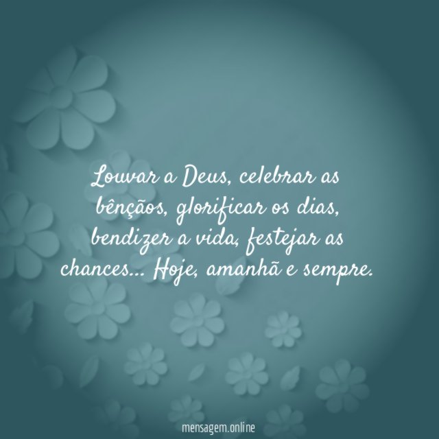 Louvar a Deus