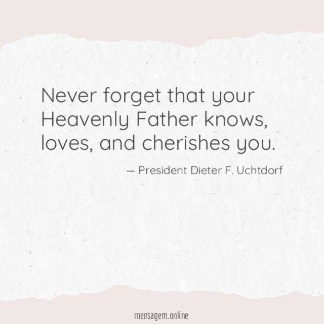 Never forget that