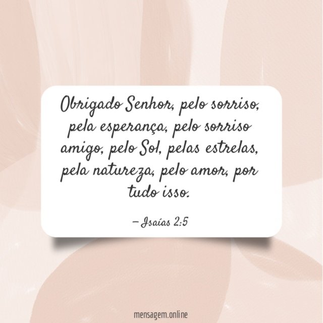 Por tudo isso