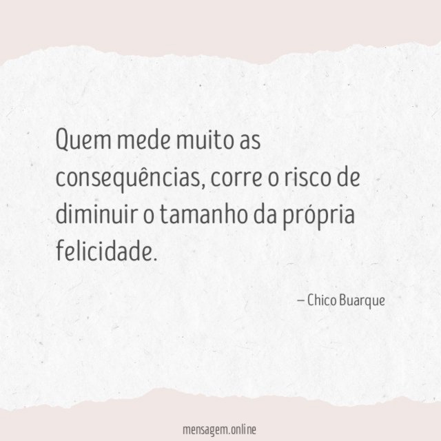 Quem mede muito