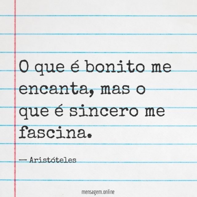 O que é bonito
