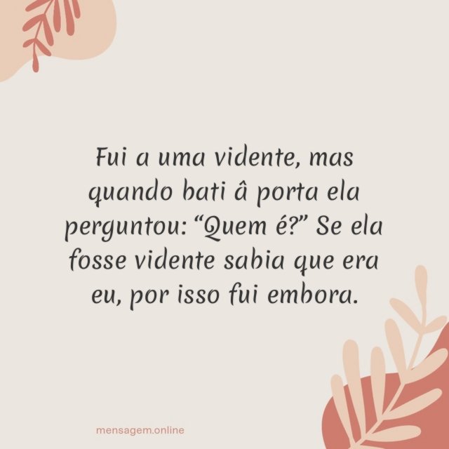 Fui a uma vidente