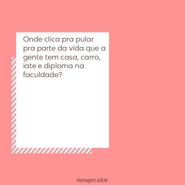 Onde clica pra pular pra parte