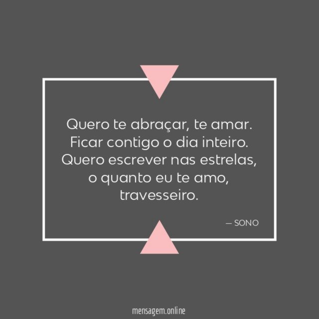 Quero te abraçar