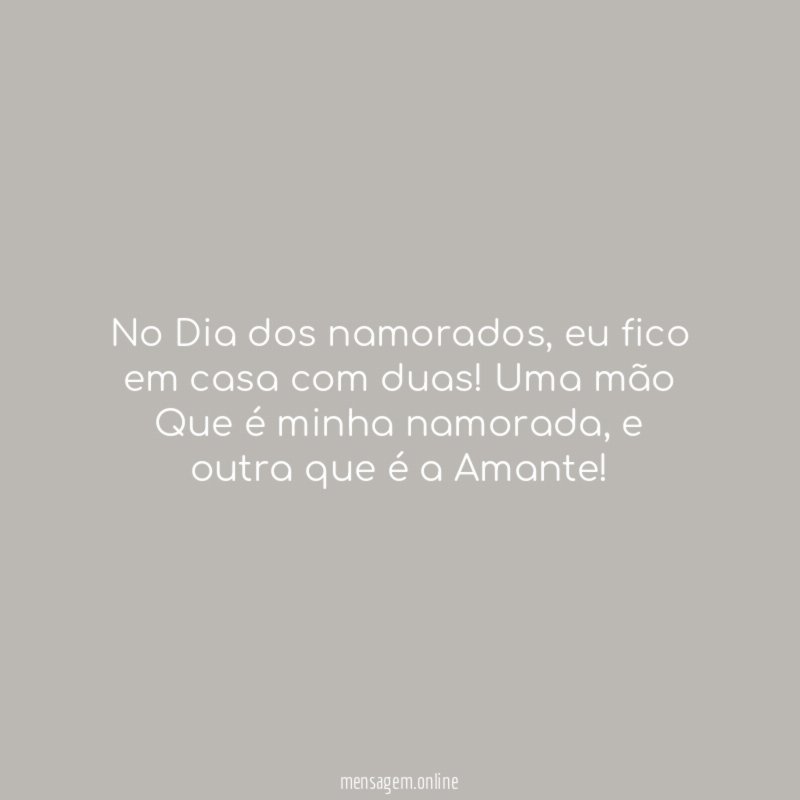 No Dia dos namorados