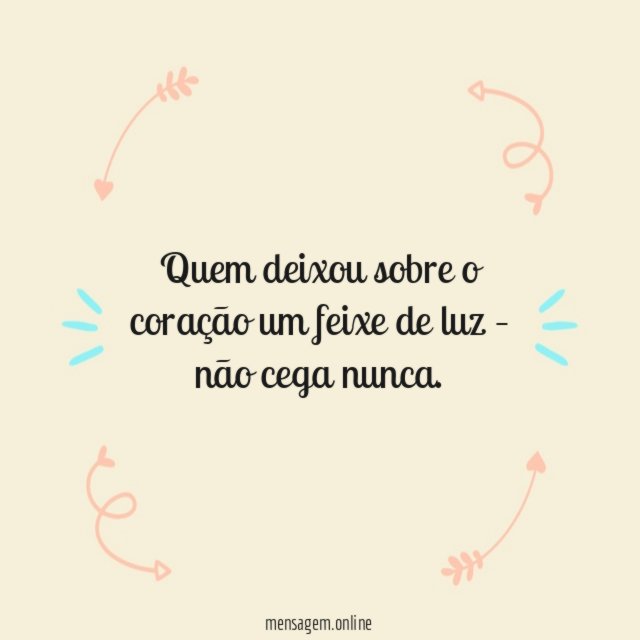 Não cega nunca