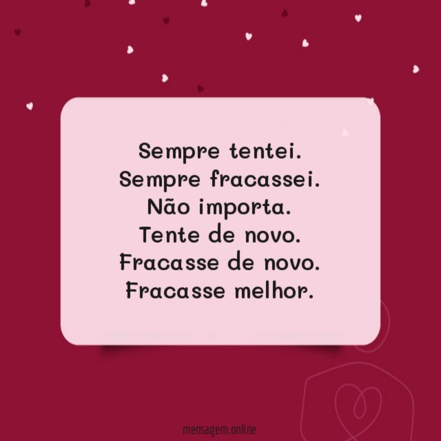 Sempre tentei