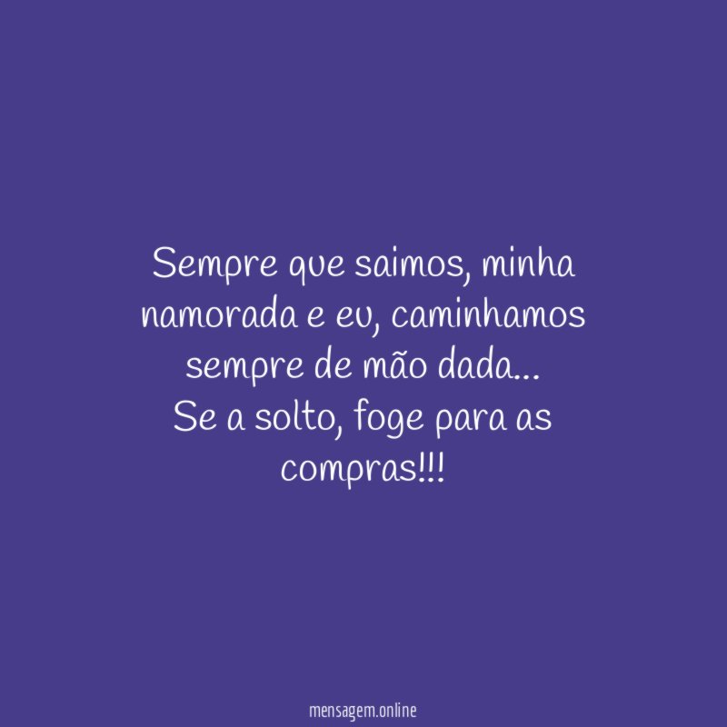 Sempre que saimos