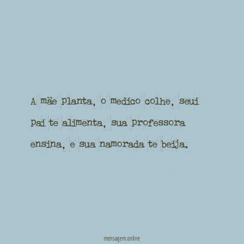 A mãe planta