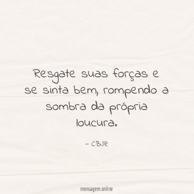 Resgate suas forças