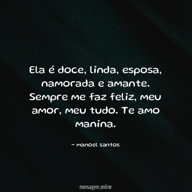 Ela é doce