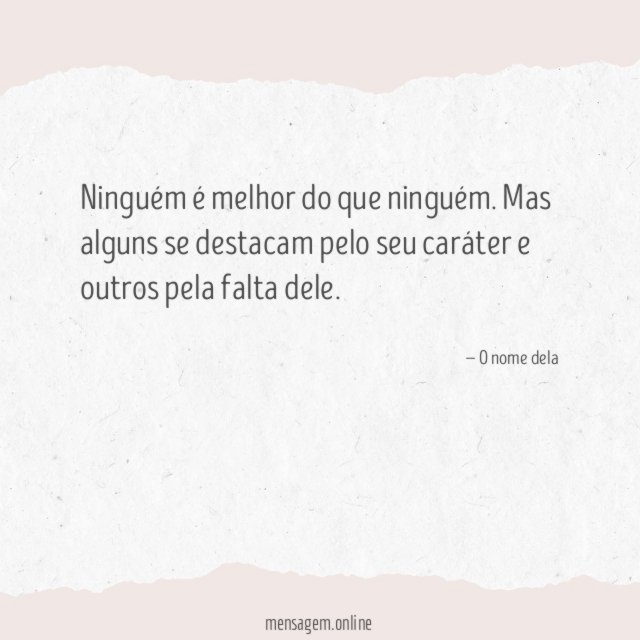 Alguns se destacam