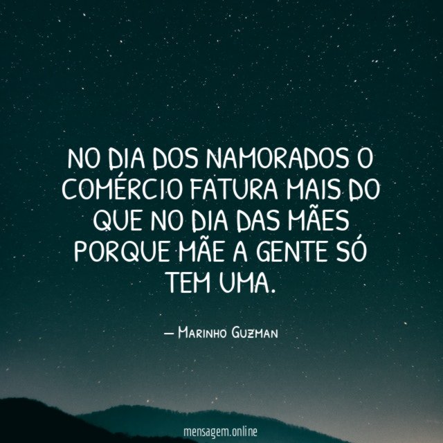 No dia dos namorados o comércio fatura mais