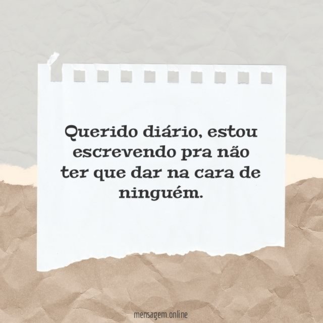 Pra não ter que dar na cara