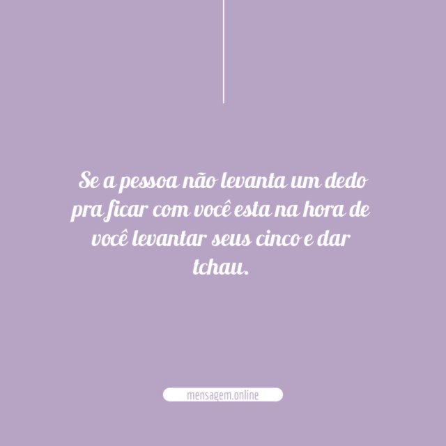 Se a pessoa não levanta