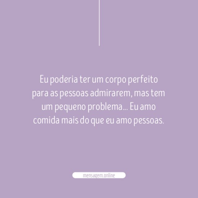 Eu amo comida
