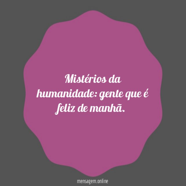 Mistérios da humanidade