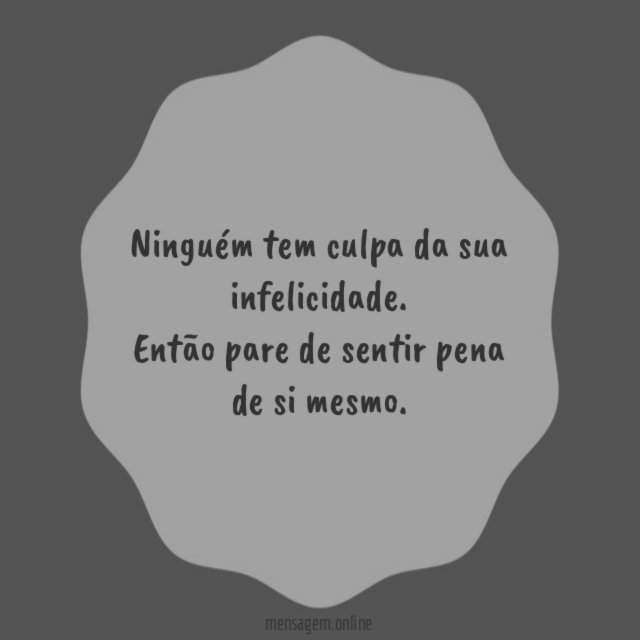Ninguém tem culpa