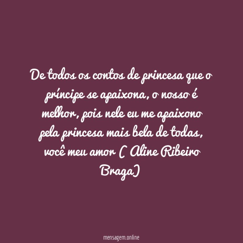 De todos os contos de princesa que o príncipe se apaixona